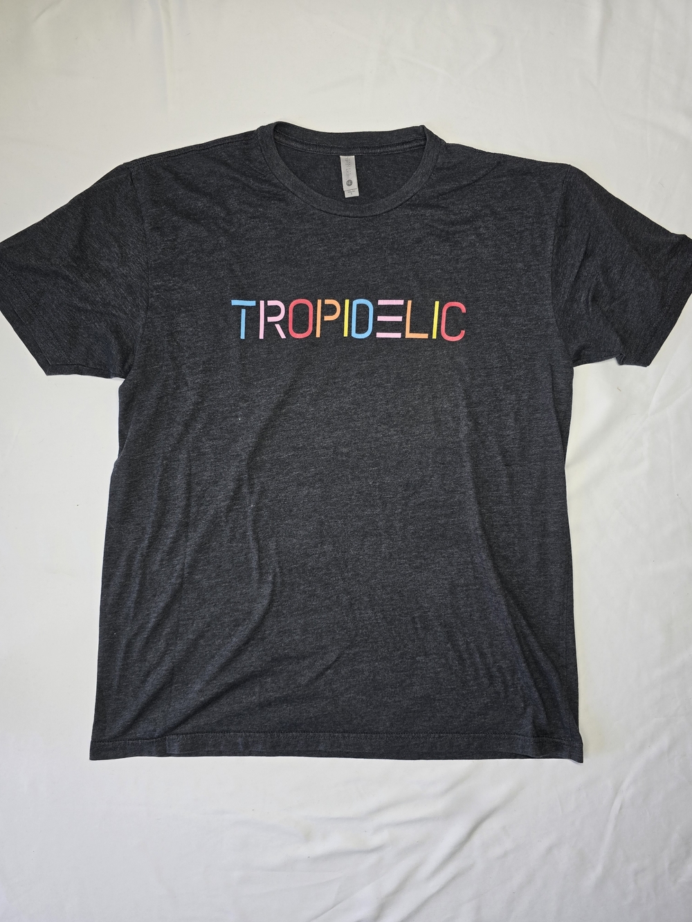 Tropidelic Band Graphic Tee Charcoal Grey Next Level Size L